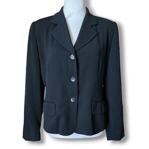 Alex Garfield Garfield & Marks Black Suit Jacket - Size 8